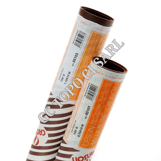 Rouleau de Papier millimétré 750 mm x 10 m, 90g,