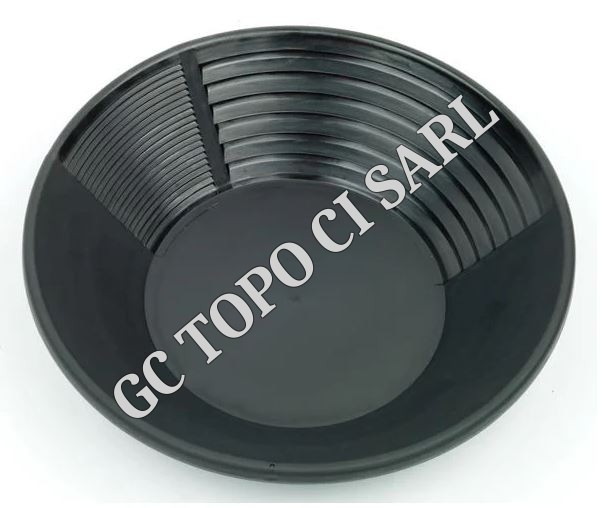 Pan Américain noir (American Pastic Gold Pan) - 35cm