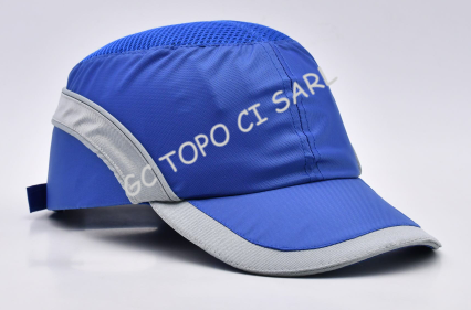 Casquette anti-heurt bleue N°CAH-F-BL