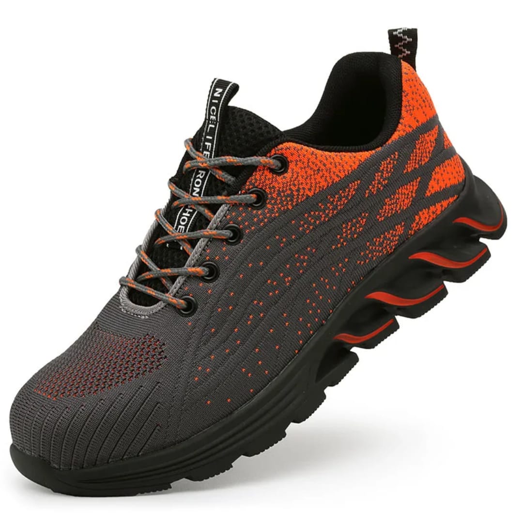 Chaussure de Sécurité Basket type S1P/9017 orange Taille N°43
